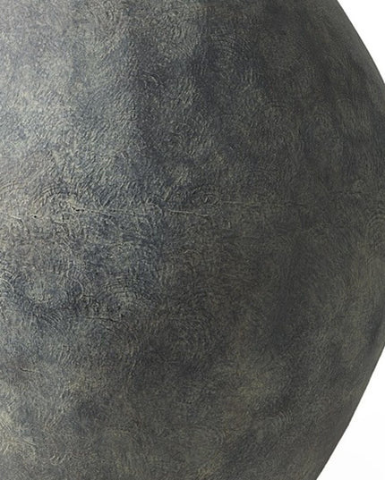 28" Gray Cylinder Ceramic Floor Vase