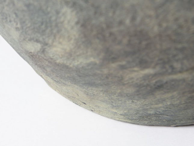 28" Gray Cylinder Ceramic Floor Vase