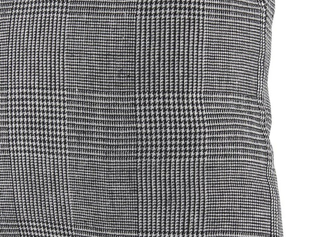 White And Black Pattern Throw Pillow Cover