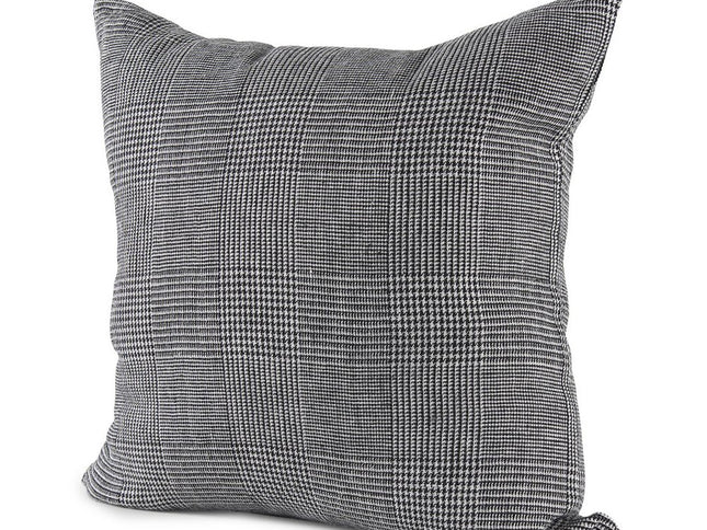 White And Black Pattern Throw Pillow Cover