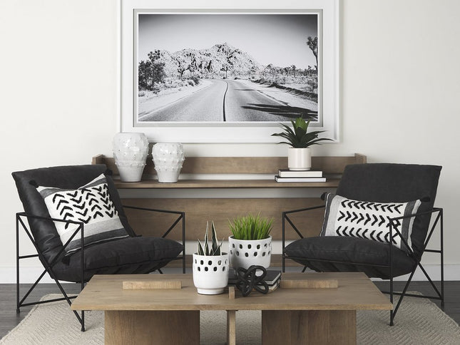 White And Gray Fringed Pillow Cover