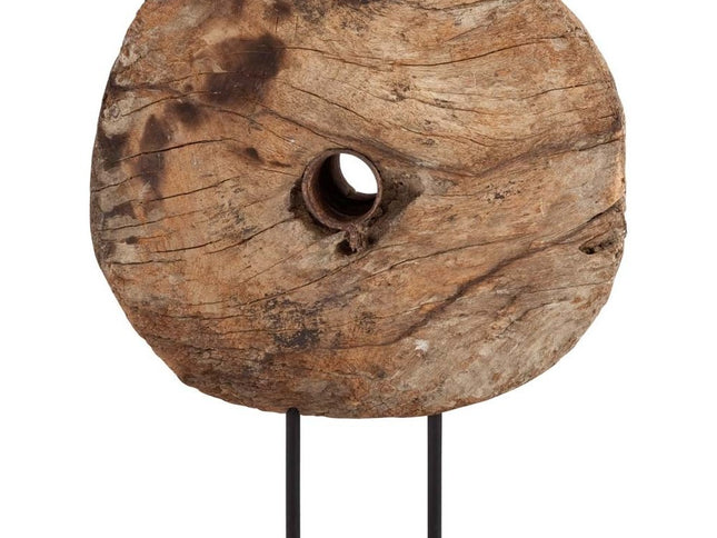 26" Brown Tabletop Sculpture