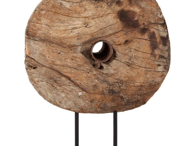 26" Brown Tabletop Sculpture