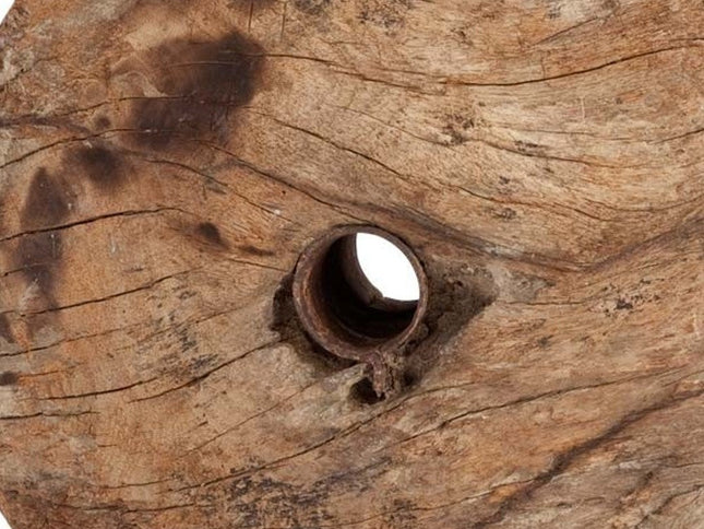 26" Brown Tabletop Sculpture