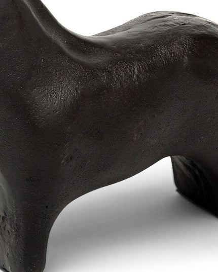 6" Gold Metal Horse Tabletop Sculpture