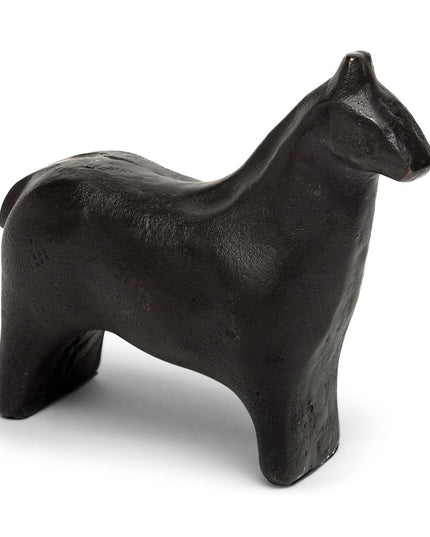 6" Gold Metal Horse Tabletop Sculpture