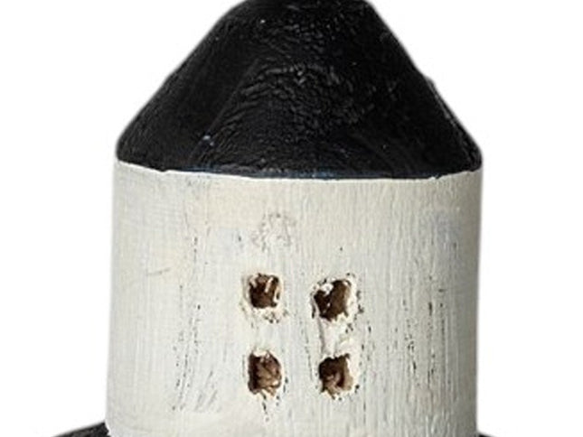 13" Brown Metal Tabletop Sculpture