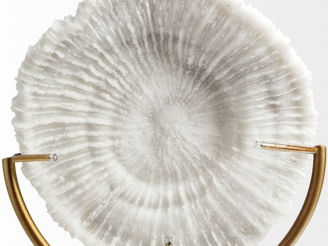 White And Gold Coastal Sculpture