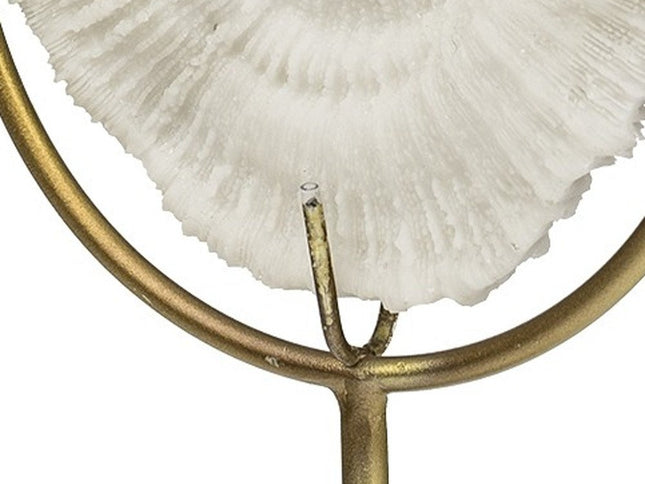 White And Gold Coastal Sculpture