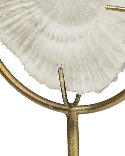 White And Gold Coastal Sculpture