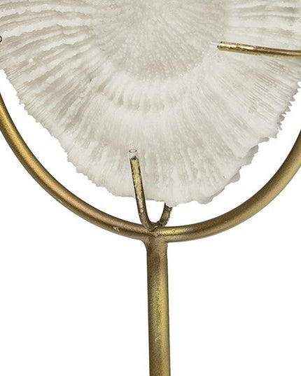 White And Gold Coastal Sculpture
