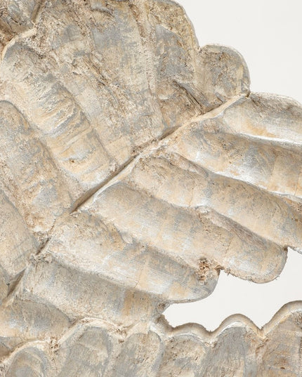 Petite Wood And Metal Floral Decor Piece