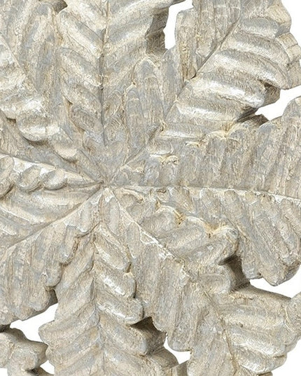 Petite Wood And Metal Floral Decor Piece