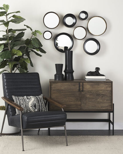 Black Metal Labrador Dog Sculpture