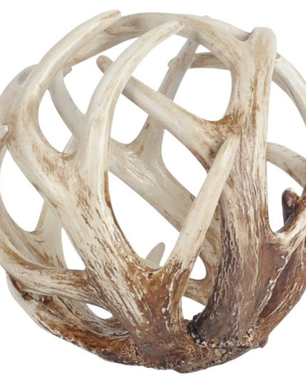 White Resin Antler Shaped Sculpture