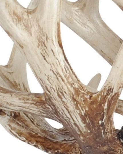 White Resin Antler Shaped Sculpture