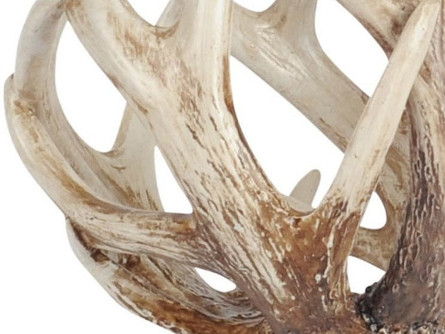 White Resin Antler Shaped Sculpture