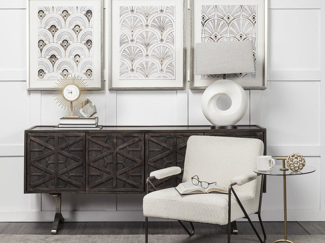 6" Optical Glass Cube And Gold Sculpture