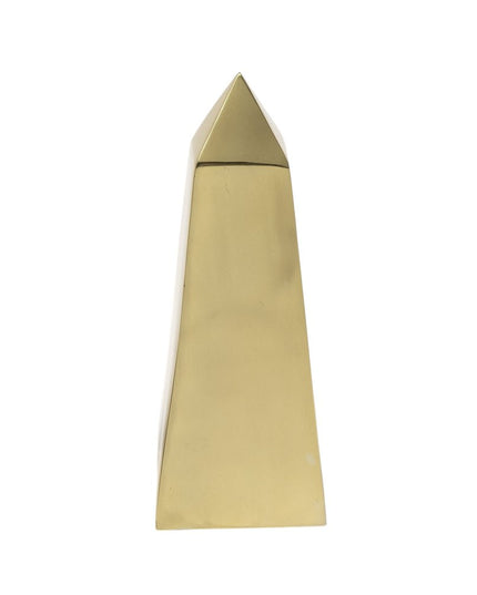 Set of Two 11" Gold Metal Tabletop Sculpture