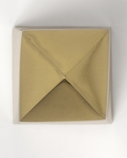 Set of Two 11" Gold Metal Tabletop Sculpture