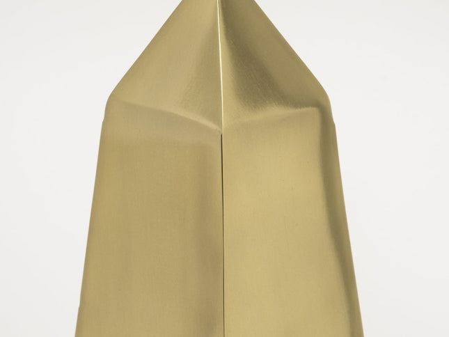 Set of Two 11" Gold Metal Tabletop Sculpture