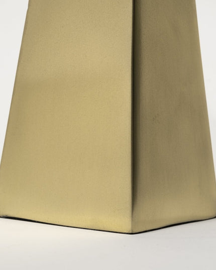 Set of Two 11" Gold Metal Tabletop Sculpture