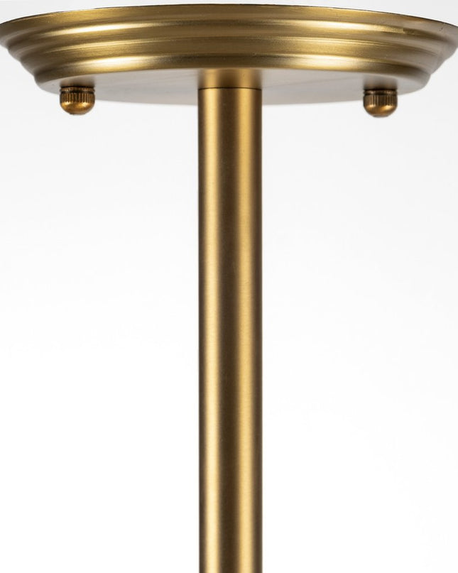 Gold Metal Eighteen Bulb Hanging Chandelier