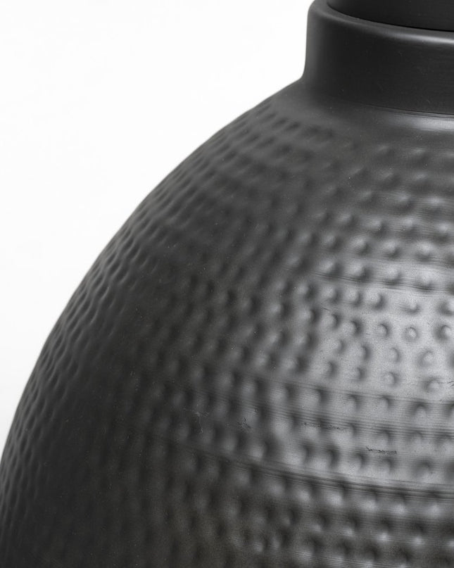 Black Lantern Metal Dimmable Ceiling Light With Black Shades