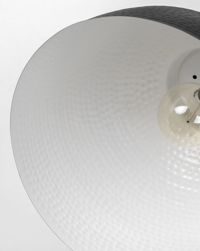 Black Lantern Metal Dimmable Ceiling Light With Black Shades