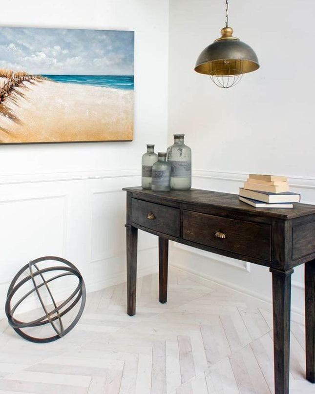 Rustic Gold Ton Metal Dome Hanging Light