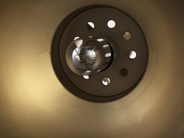 Gold Metal Sphere Pendant Hanging Light