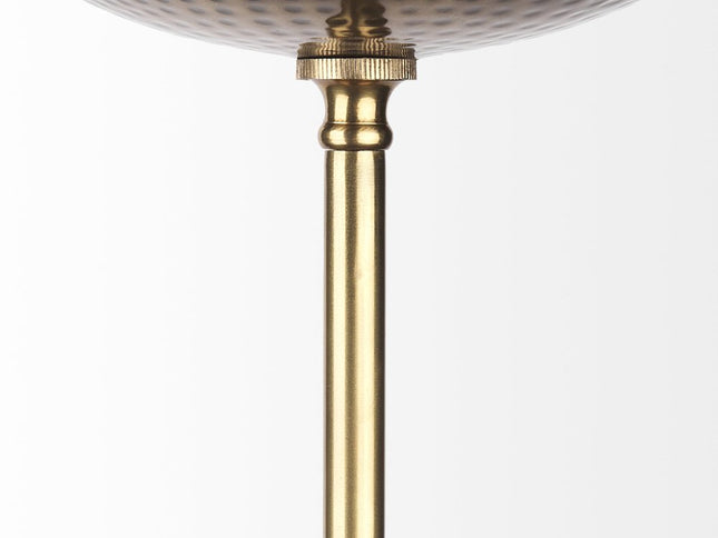 Hammered Gold Metal Hanging Pendant Light