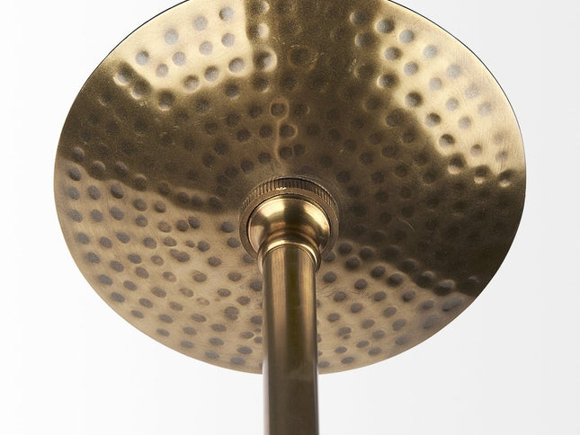 Hammered Gold Metal Hanging Pendant Light