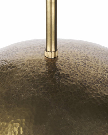 Hammered Gold Metal Hanging Pendant Light