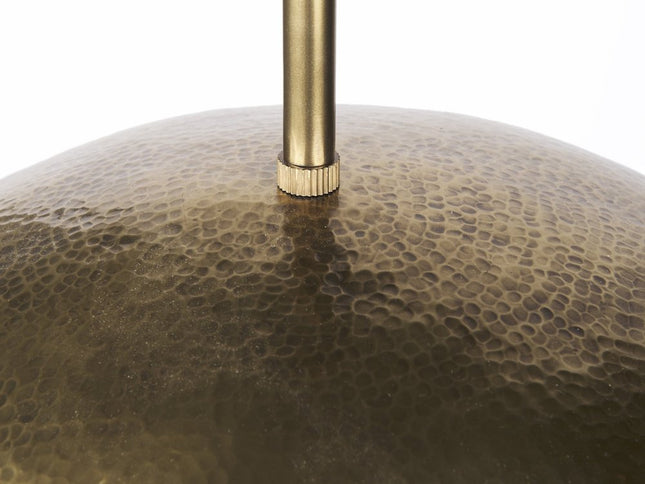 Hammered Gold Metal Hanging Pendant Light