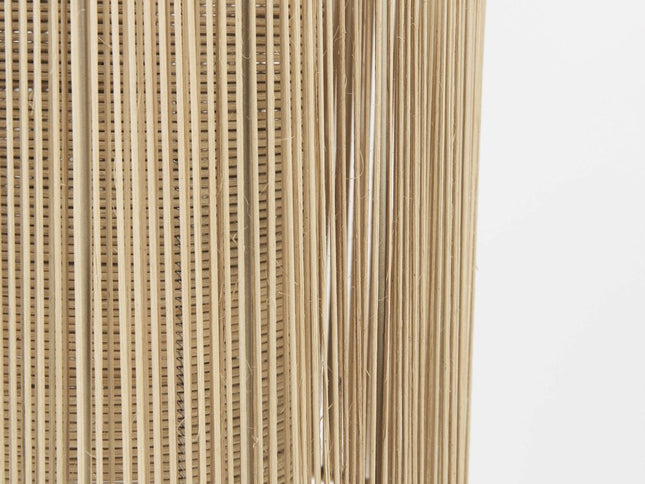 Natural Cane Cylindrical Hanging Pendant Light