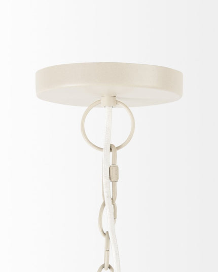 Light Brown Six Tier Hanging Chandelier