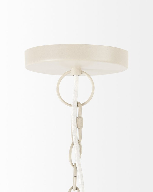 Light Brown Six Tier Hanging Chandelier