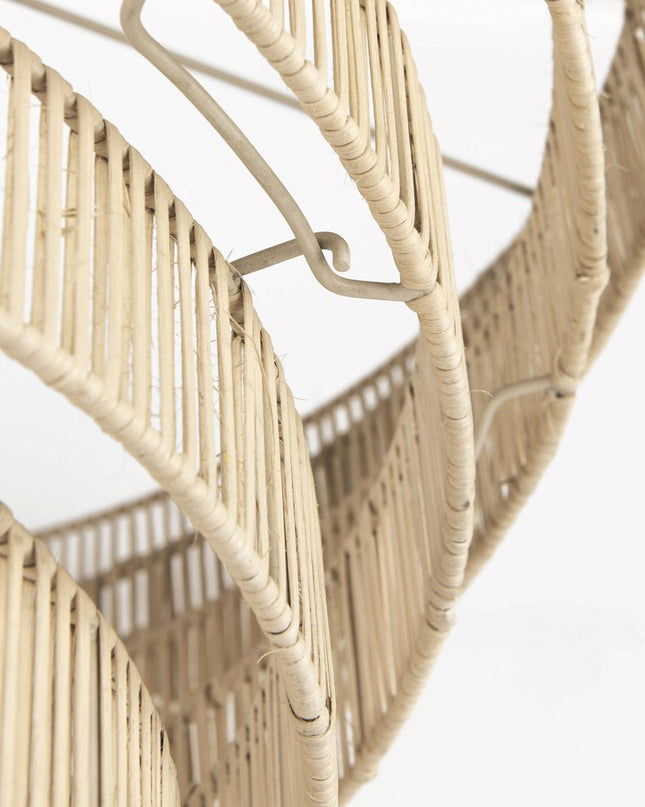 Light Brown Six Tier Hanging Chandelier