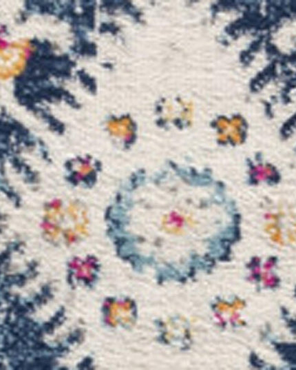 9' X 13' Navy Traditional Decorative Area Rug