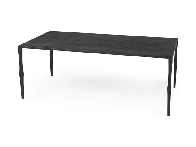 22" Black Iron Coffee Table