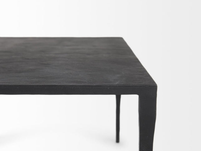 22" Black Iron Coffee Table