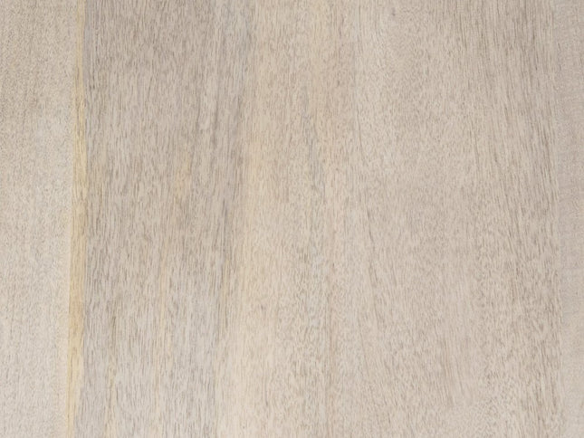 24" Beige Solid and Manufactured Wood Round End Table