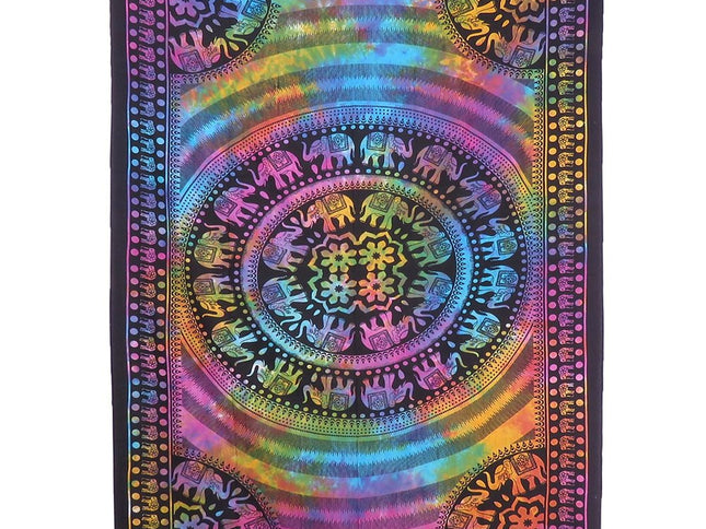 Blue and Pink Floral Cotton