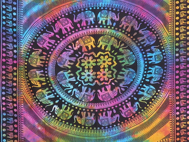 Blue and Pink Floral Cotton