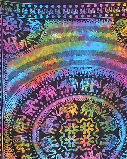 Blue and Pink Floral Cotton