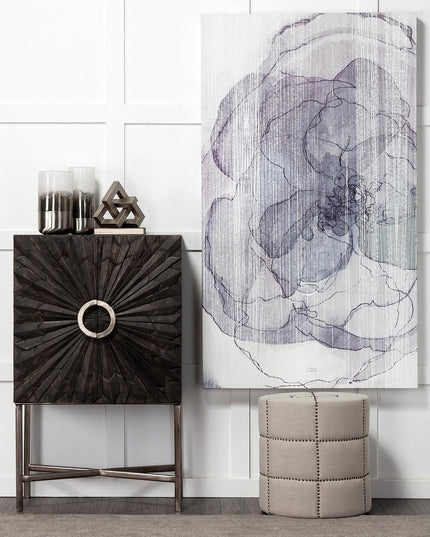 13" White Abstract Crystal Glass Cylinder Table Vase