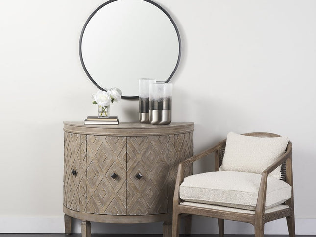 13" White Abstract Crystal Glass Cylinder Table Vase