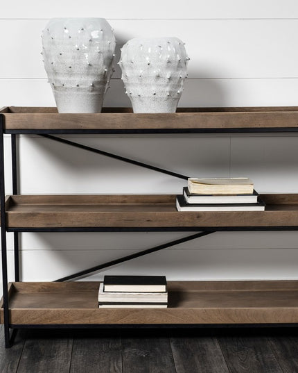 14" White Abstract Cylinder Ceramic Table Vase