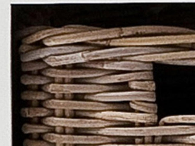 24" White Solid Wood Two Drawer Nightstand